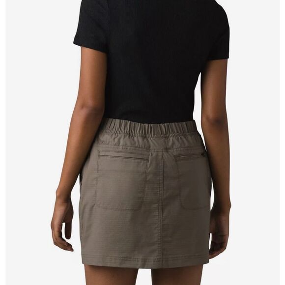 Prana Women's Double Peak Mini Skort Cargo Green Sz 8 NWT - Picture 6 of 6
